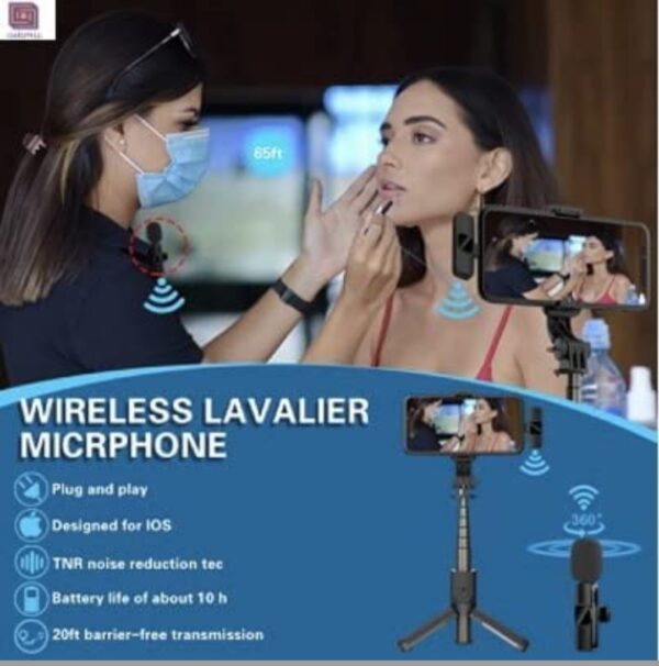 Wireless bluetooth coller mic